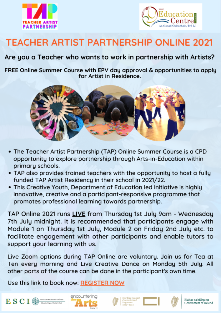 TAP Online 2021 Advertising PR Blurb Poster with link 3