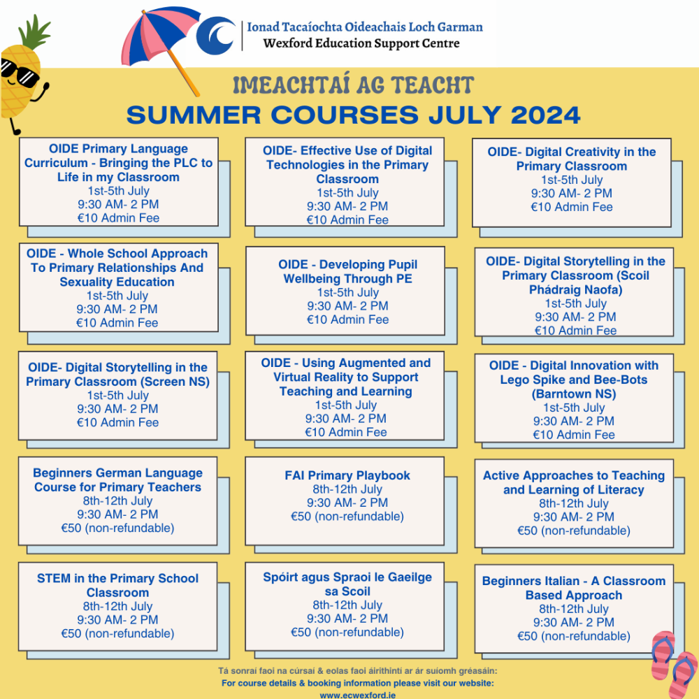 summer courses part 2