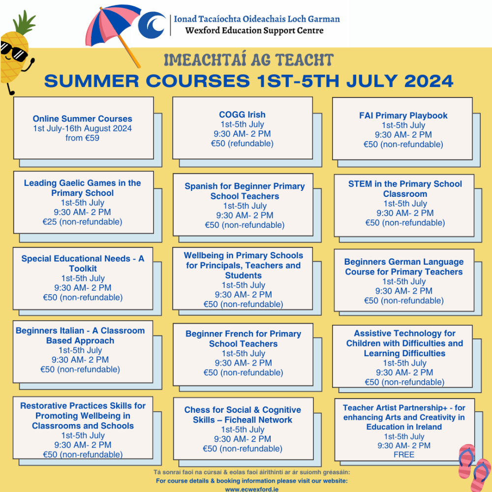 summer courses week 1